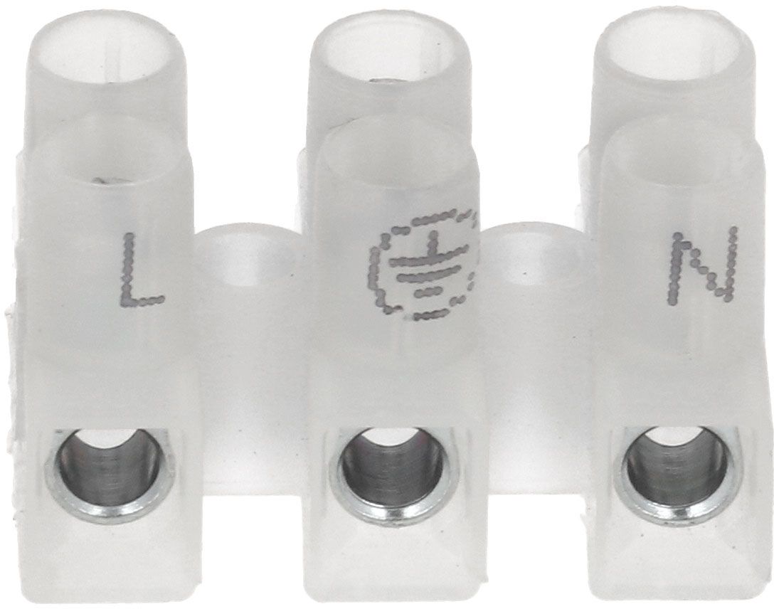 Barrette de bornes EKL 1BE, 4.0mm2, transparent