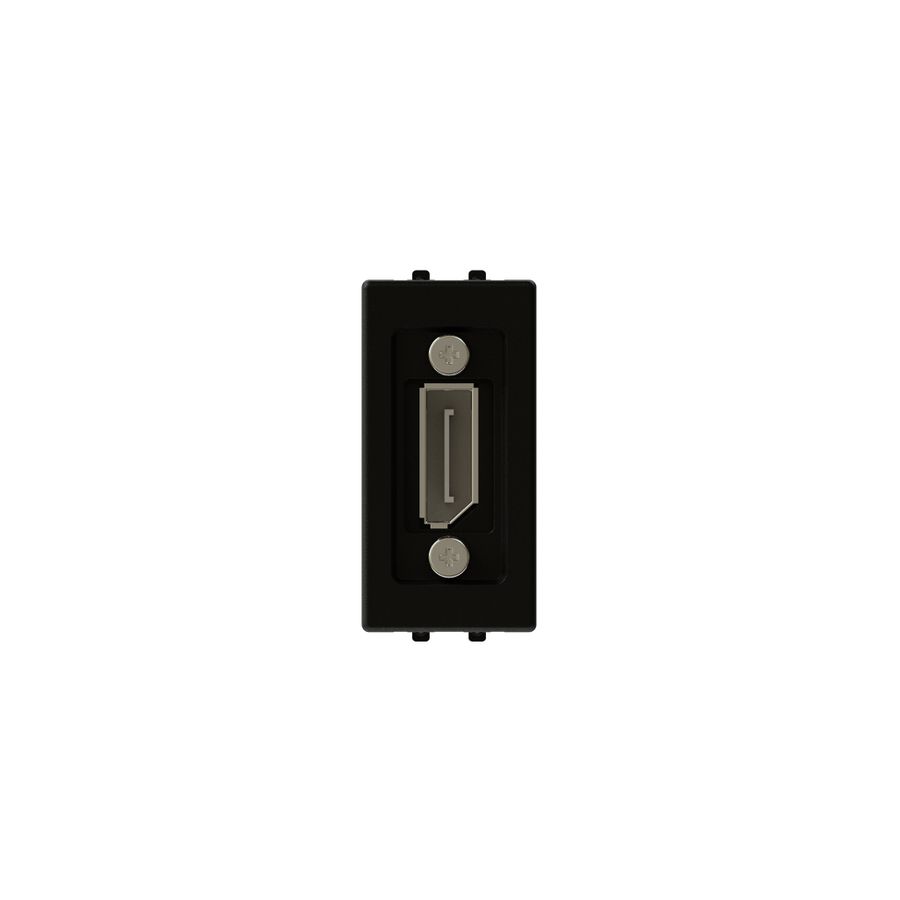 Multimedia-Zubehör 45x22.5 anthrazit 1x DisplayPort