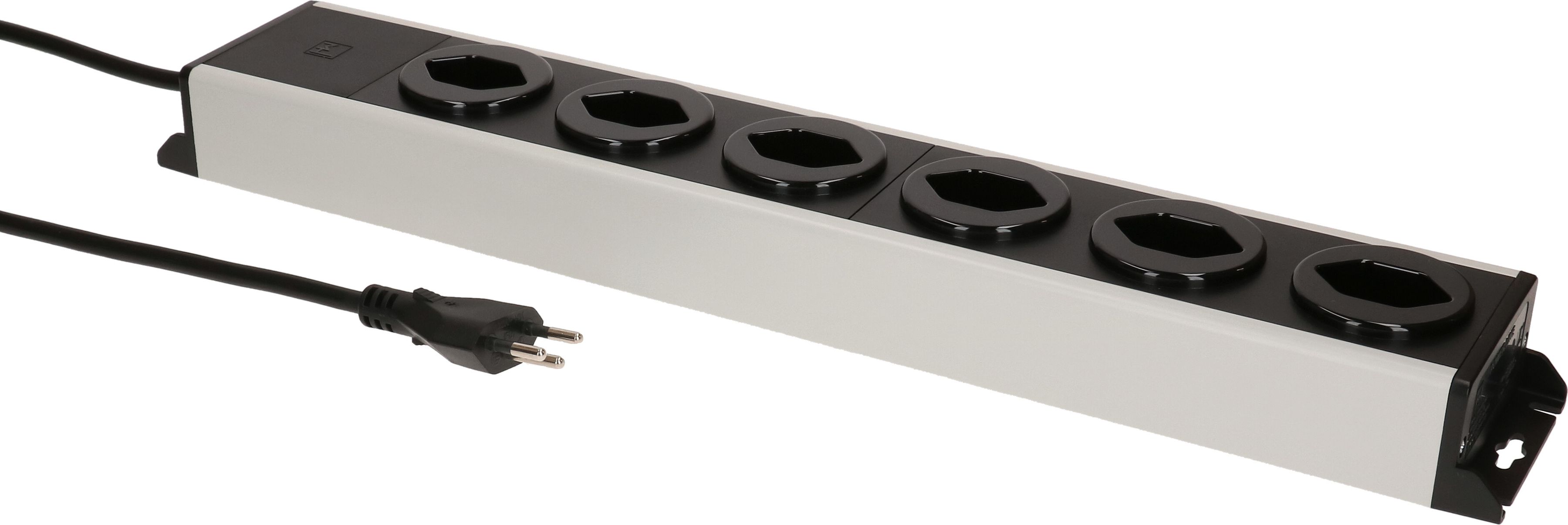 Steckdosenleiste Power Line 6x Typ 13 grau/schwarz 5.0m