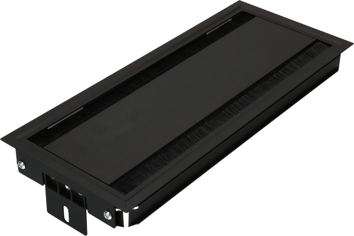 Duo plus Cover Einbaurahmen kurz schwarz inkl. Befestigung