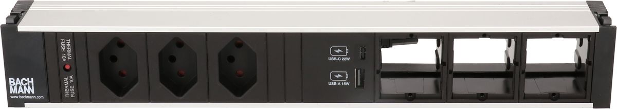 CONI 3x type13 1x chargeur USB A/C 3x vide
