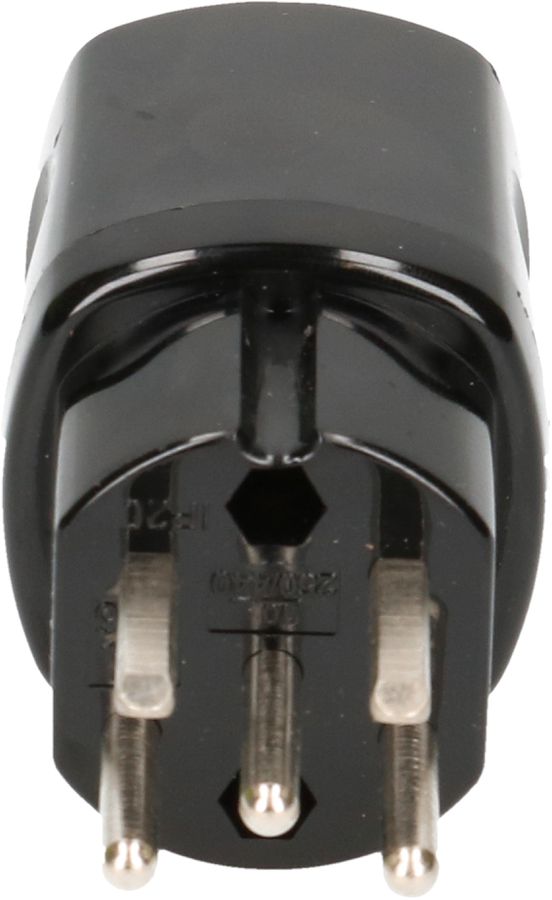 Stecker Typ 15 5-polig schwarz