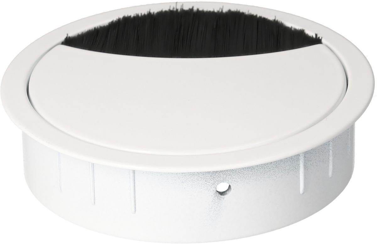 passe-câble rond blanc