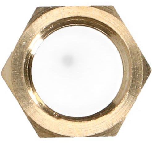 Sechskant-Mutter Messing M10x1 Schlüsselweite 13x3mm