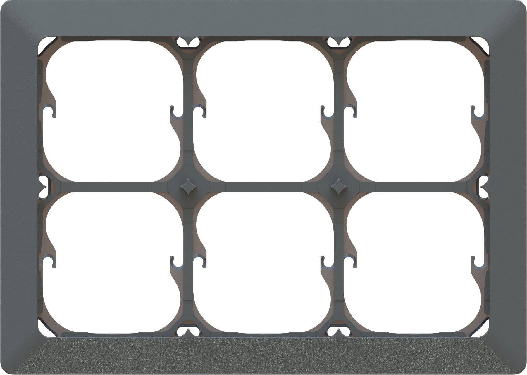 linea di testa INC 2x3 orizzontale priamos antracite