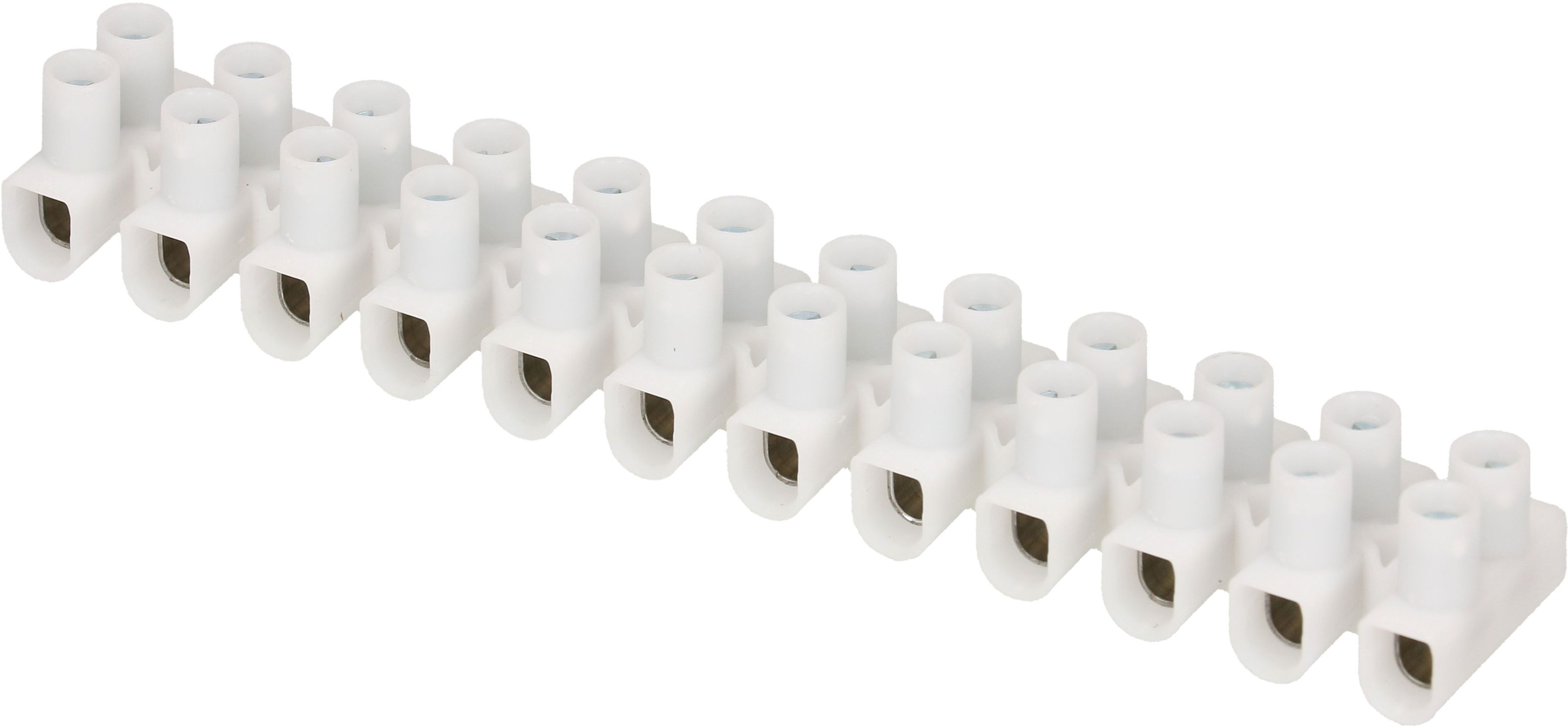 Klemmleiste 1.5-6mm2 12-polig weiss 2 Stk.