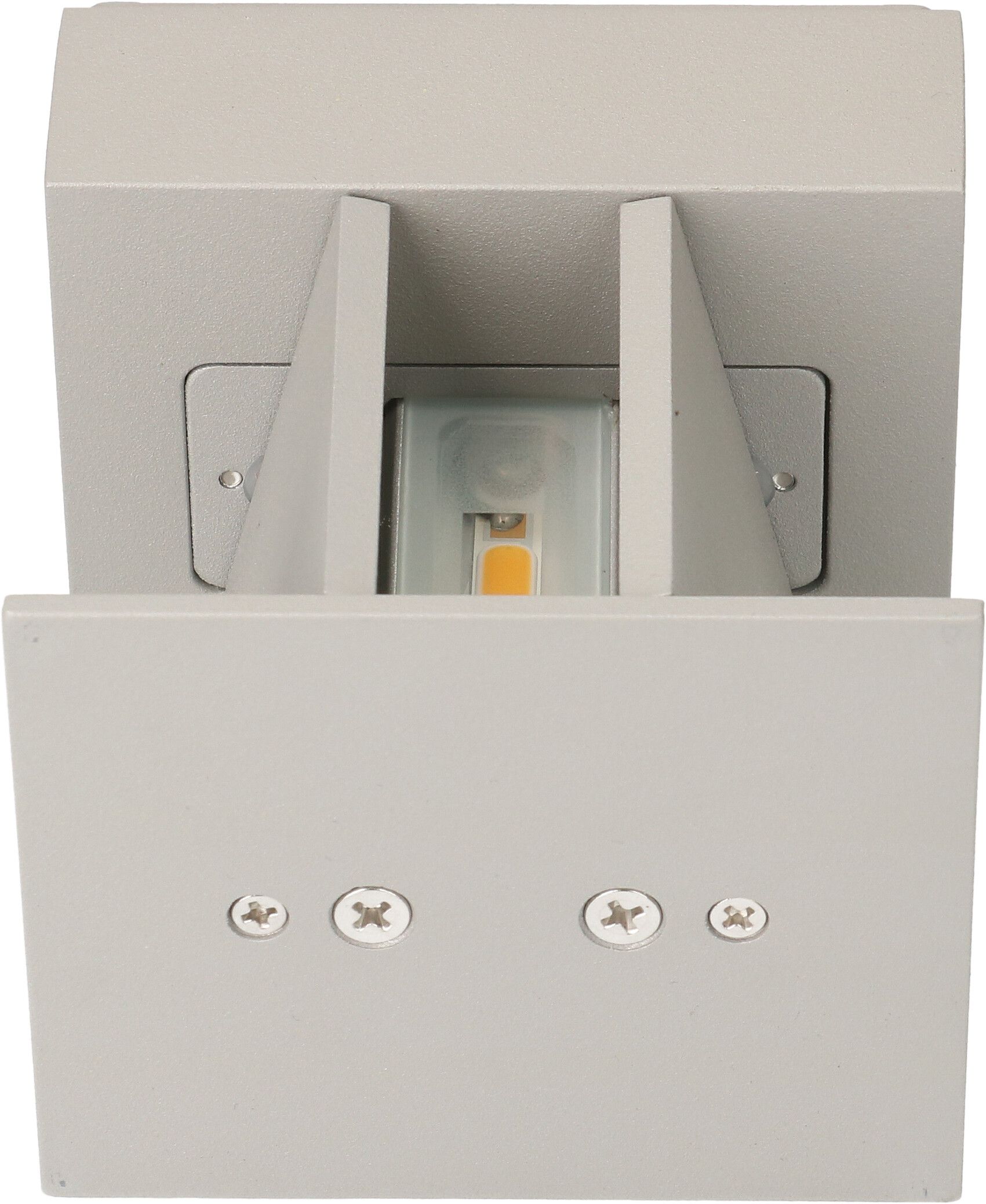 LED-Wandleuchte BIG-BOX alugrau RAL9006
