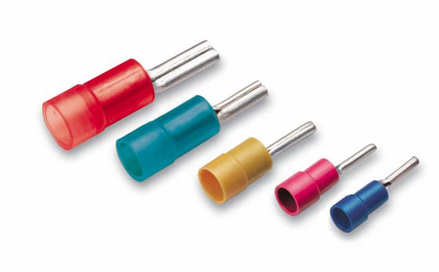 Cosses de câble à sertir forme mâle Cu iso. 1.5-2.5mm²/1.9mm bleu