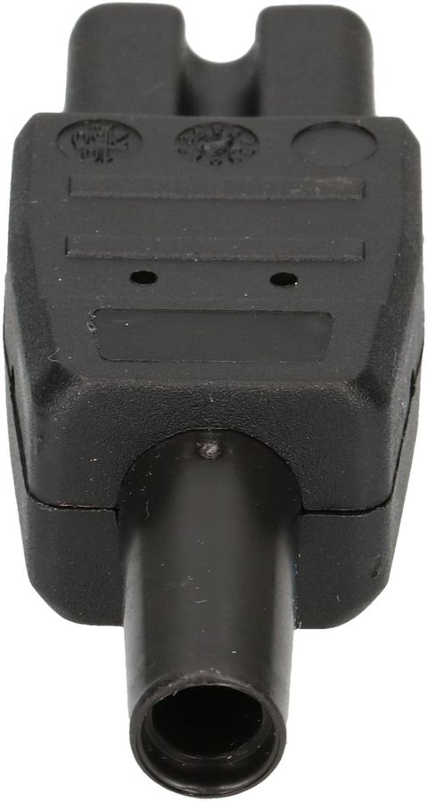 Apparatesteckdose Typ C15A 3-polig schwarz