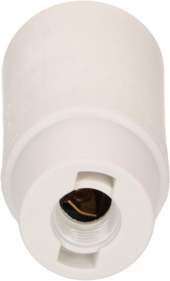 E14 Socket without rim M10x1 / Colour: white