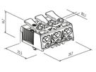 SLK3 morsetti di collegamento 3 poli 0.5-2.5mm2