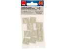 Cable ties mount pad 19x19mm white