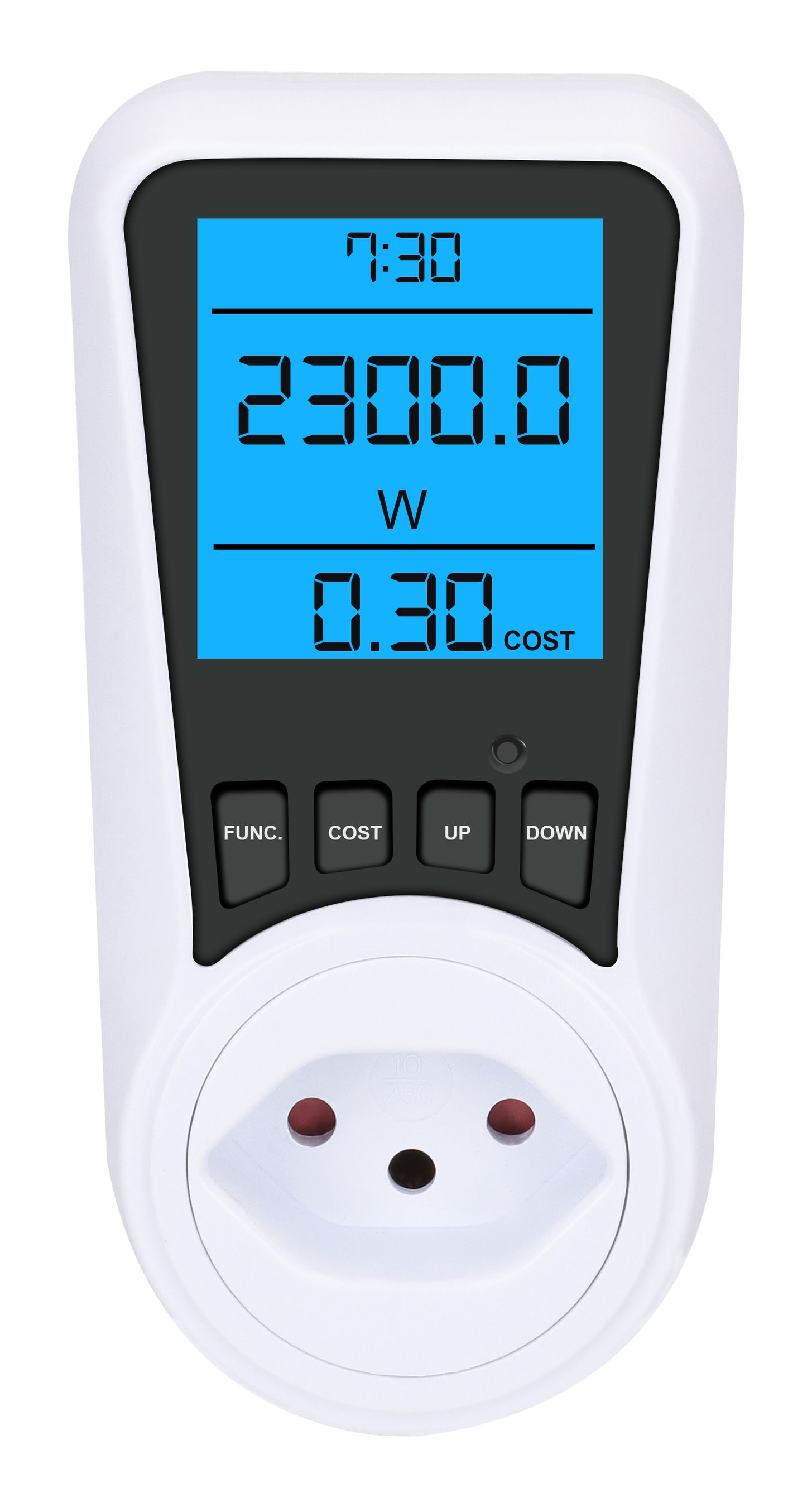 misuratore di potenza 220-240V max. 2300W