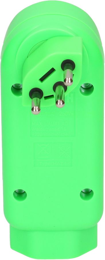 Adaptor 3x type 13 turnable fluo-green