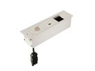 CUBOBOX Steckdosen. weiss S 3-fach 1x Typ 13 1x USB 60W 1x Leer