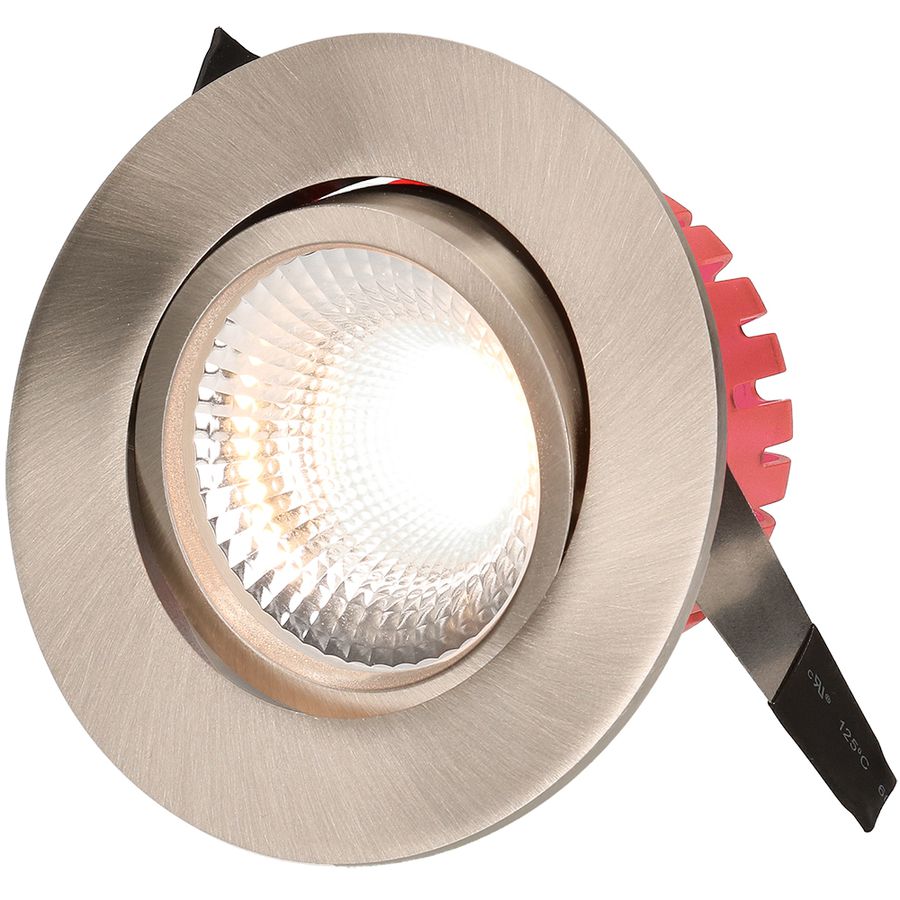 LED-Einbauspot SOLVO Nickel gebürstet 3000K 750lm 38°