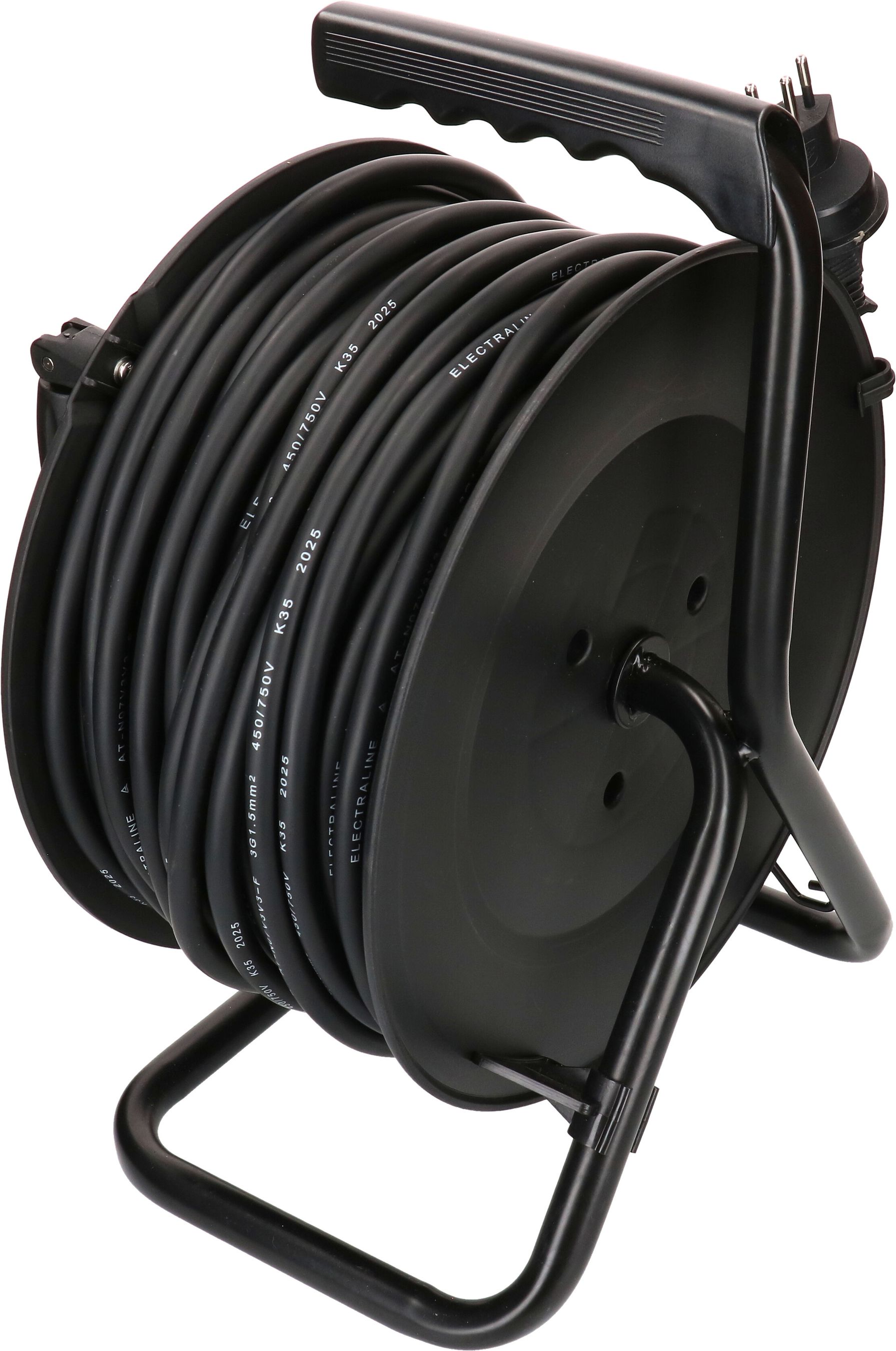 Kabelrolle 3x Typ 13 IP55 50m schwarz