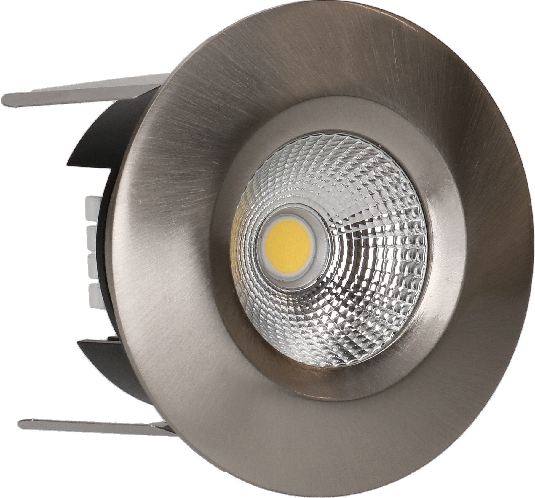 LED-Einbauspot WOODY Ø68 nickel gebürstet 3000K 660lm 60°