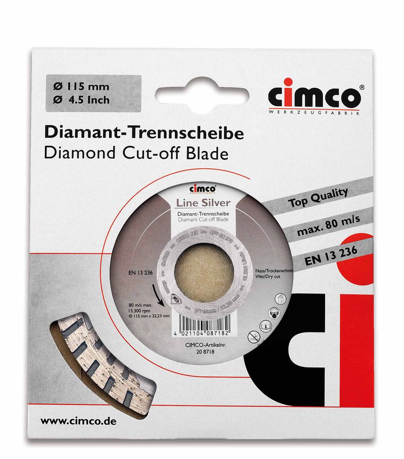 Disco diamantato per intonaco diametro 115