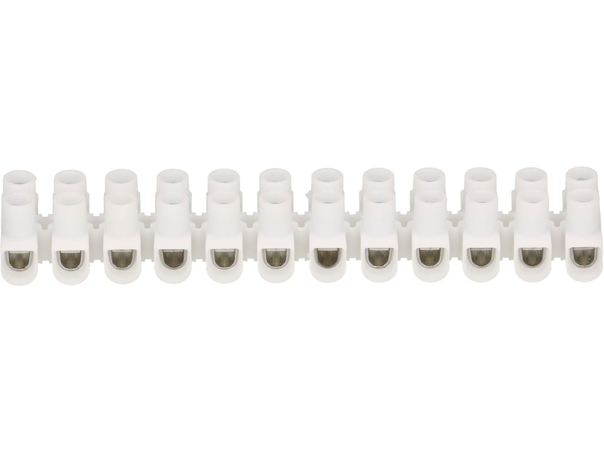 Klemmleiste EKL 0 S, 1-4mm2 12-polig weiss