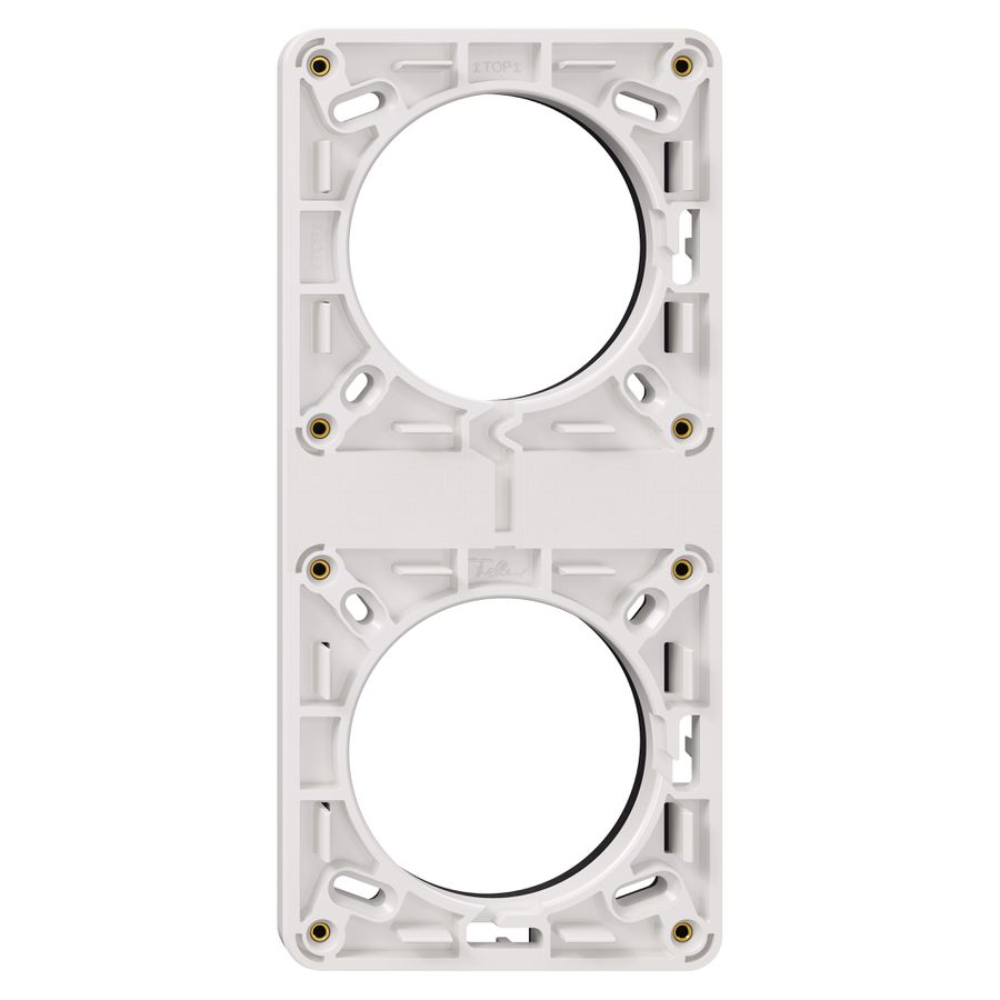 telaio di montaggio ta.2x1 orizzontale+verticale INC Nevo bianco