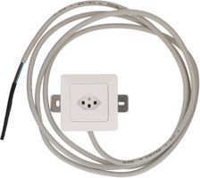 prise 1x type 23 AP avec support de montage priamos blanc