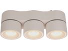 LED-Deckenspot TRIPLE SHINE matt weiss 3000K 3300lm 3x 36°