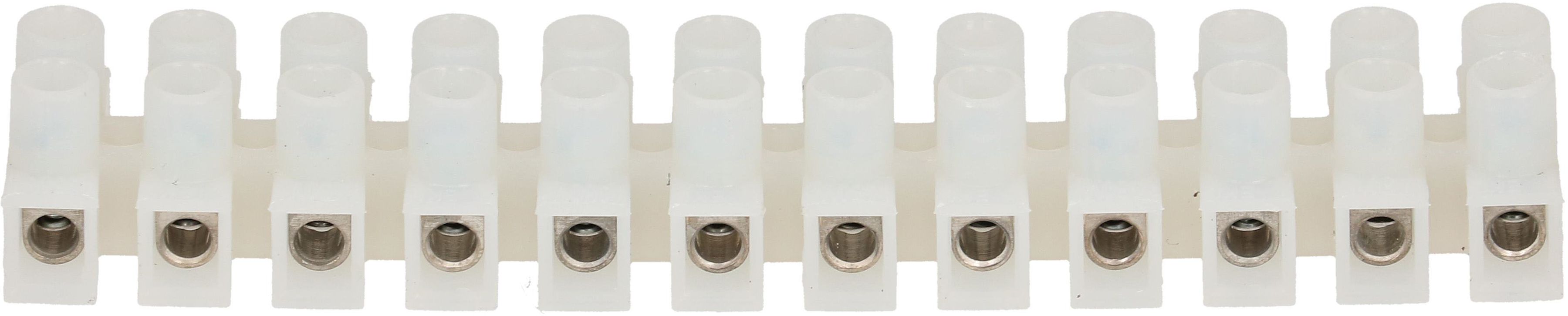 morsettiera 0.5-2.5mm2 12 poli trans. / protezione del filo, 2pz.