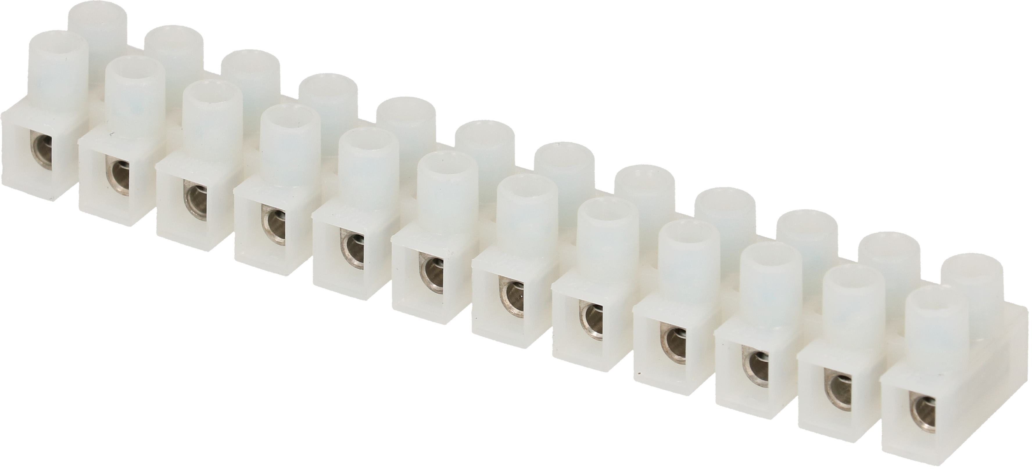 morsettiera 0.5-2.5mm2 12 poli trans. / protezione del filo, 2pz.