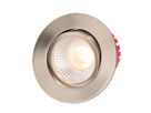 spot encastré à LED SOLV nickel brossé 3000K 710lm 38°