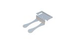 adattatore per uscita a pavimento Easy-Clip-L argento RAL9006