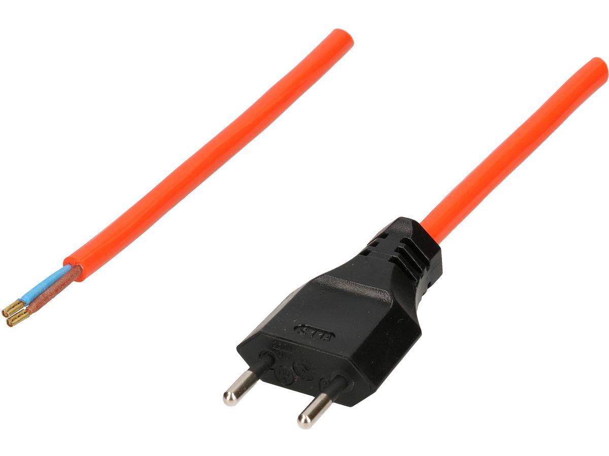 EPR/PUR-Netzkabel H07BQ-F2X1.5 5m orange T11