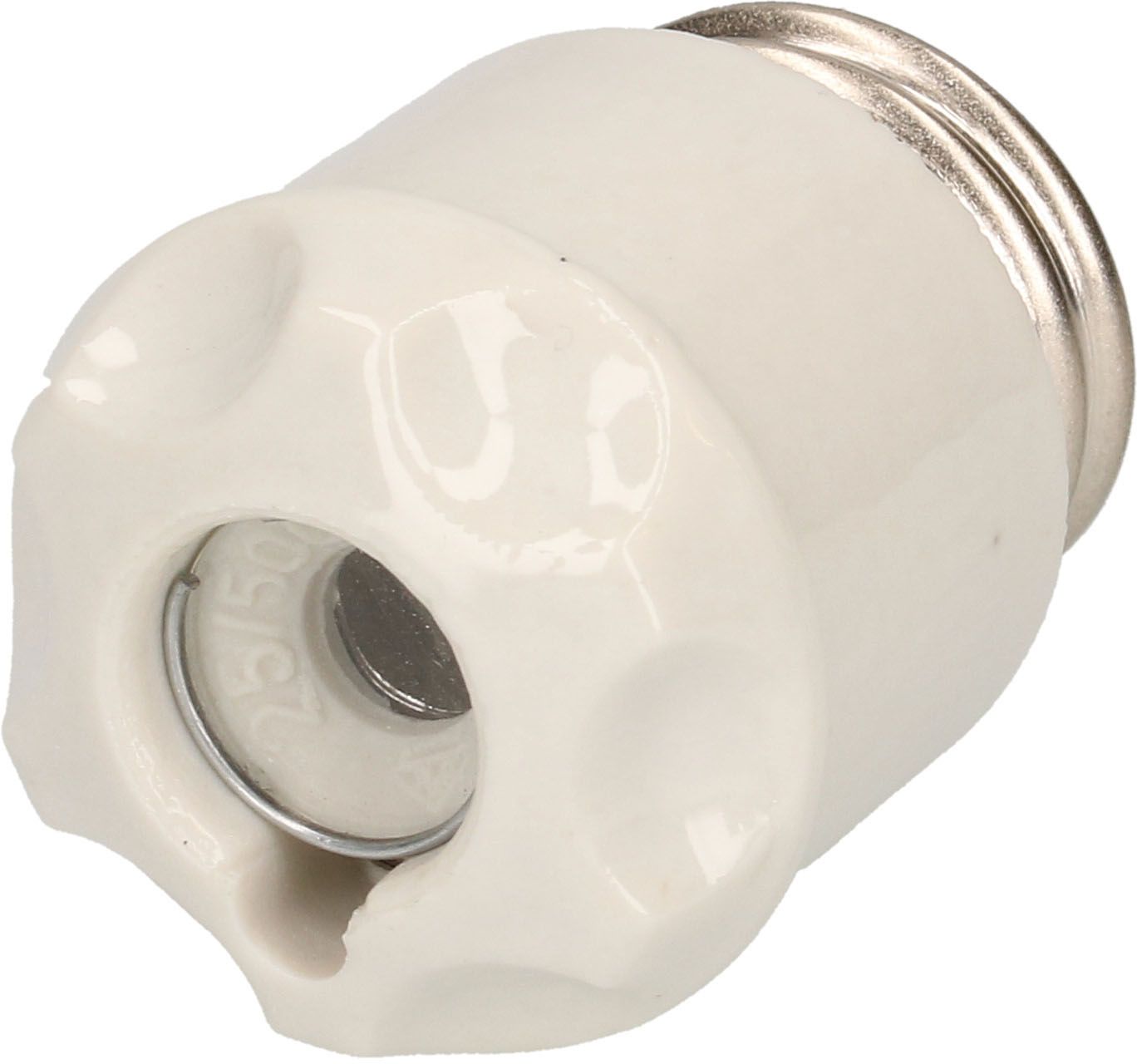 tête à visser pour fusible DT II E27 +trou de contrôle +de plomb.