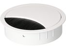 passe-câble rond blanc