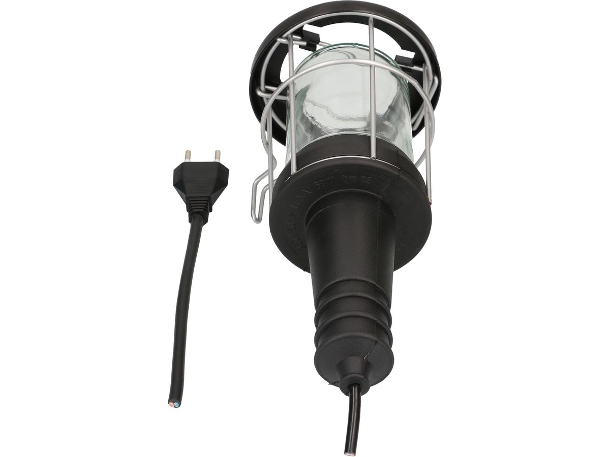 Handleuchte Gummi E27 60W 230V