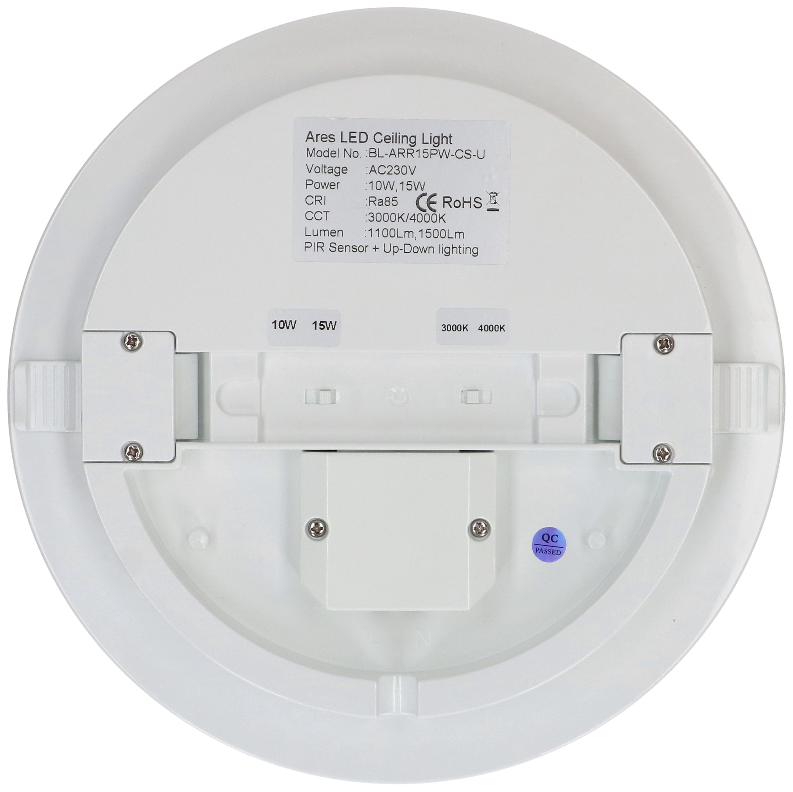 Deckenleuchte FLAT CCT 22 10/15W 1100/1500lm