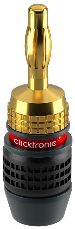 Clicktronic spina a banana oro nero