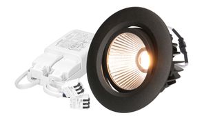 LED-Einbauspot AXO DALI schwarz matt 3000K 960lm 38°