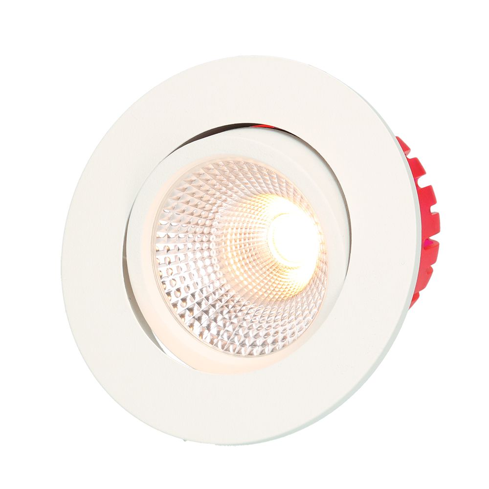 LED-Einbauspot SOLV weiss 3000K 710lm 38°