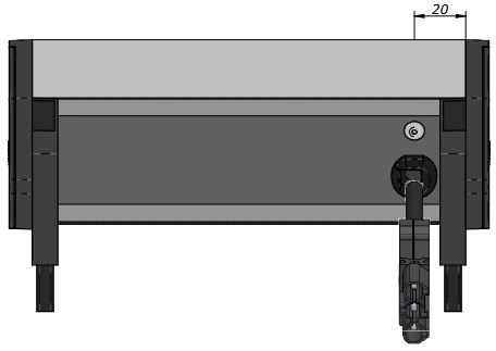 SUPRA bloc multiprise anodisé 2x type 13 1x USB-C/C