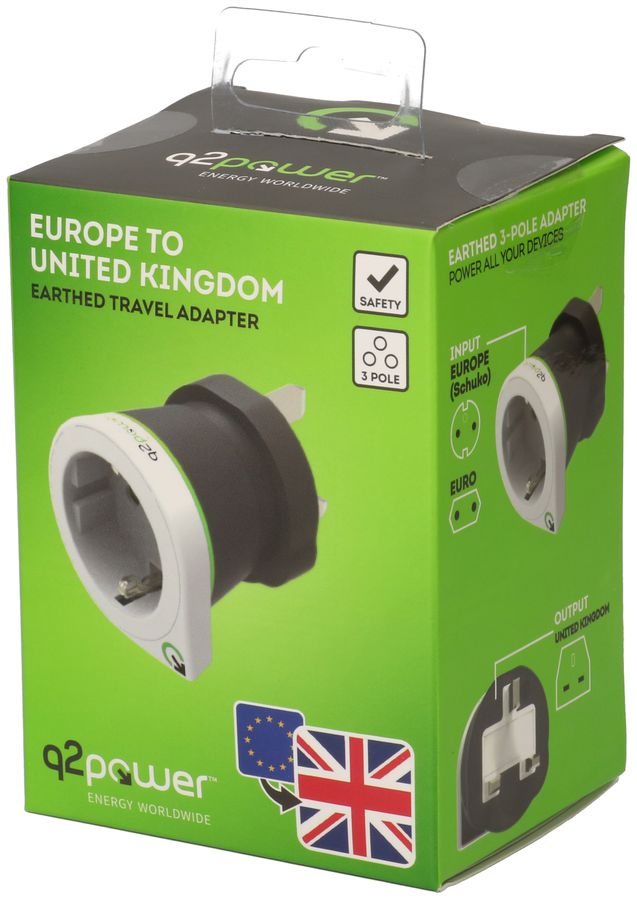 Reiseadapter Europe to United Kingdom