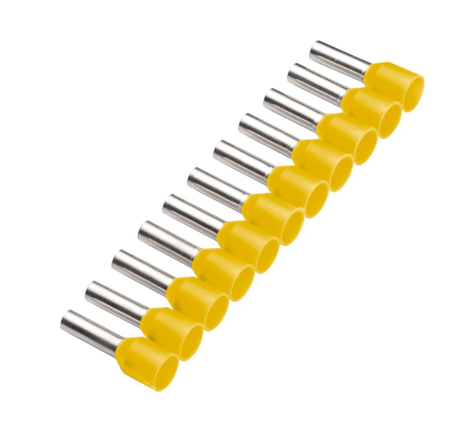 Isolierte Aderendhülse Bandware 1.0mm² x 8mm gelb