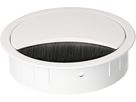 passe-câble rond blanc