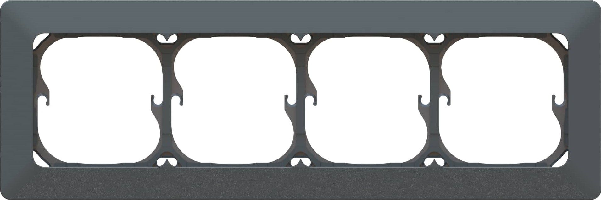 Kopfzeile UP 1x4 waagrecht priamos anthrazit