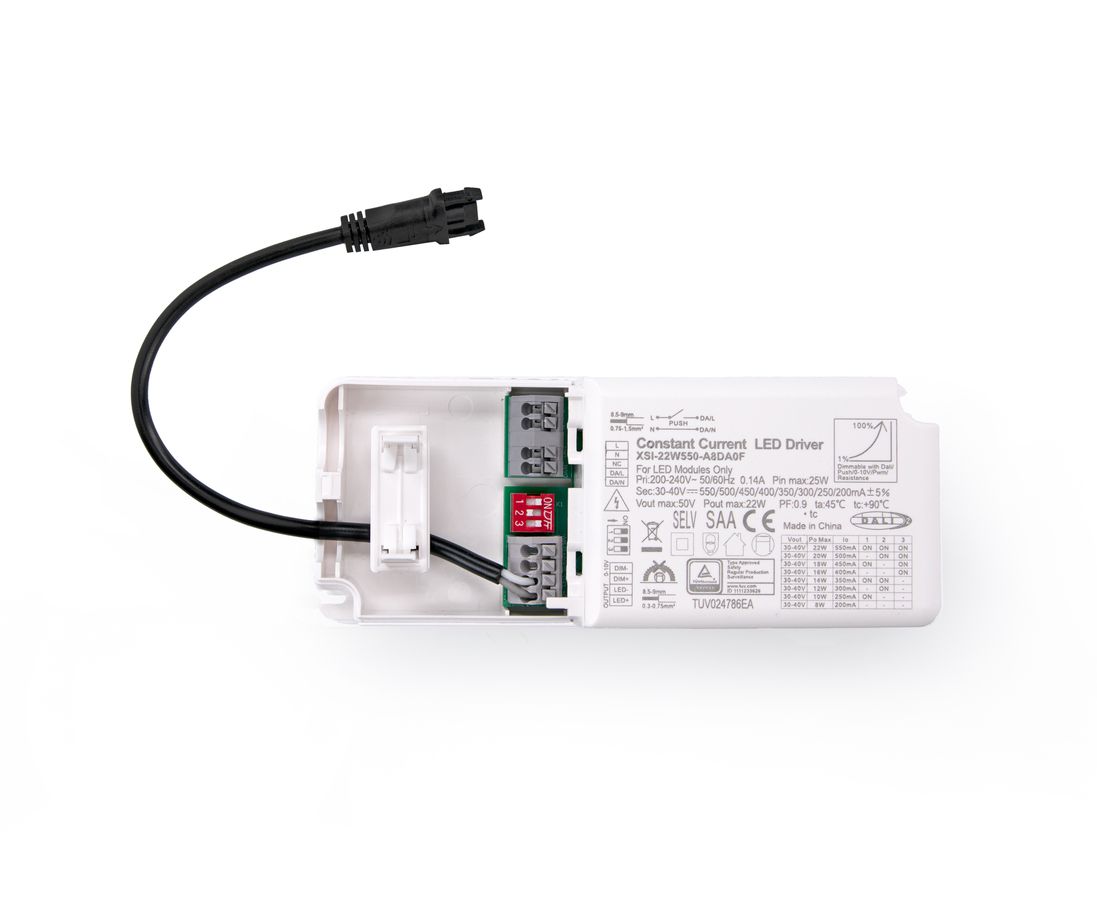 driver corrente costante LED DALI2 1-10V Push 8-22W regolabile