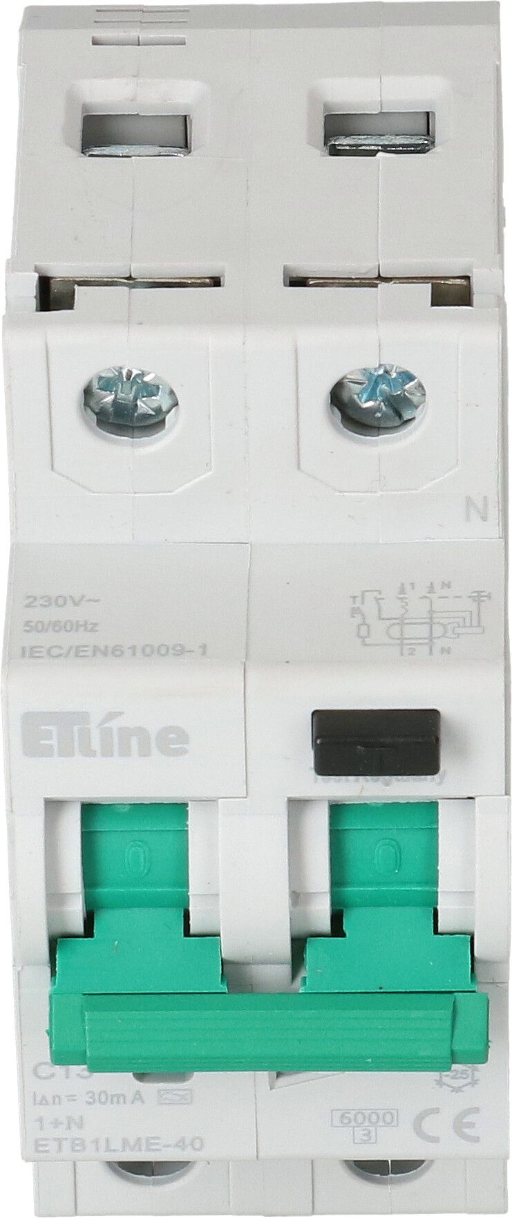 ETLINE RCBO electronic A type 6000KA
