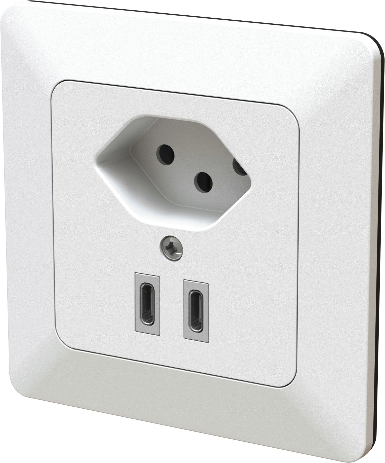 piccola combinazione tipo 13 / USB-C+C 20W INC priamos bianco