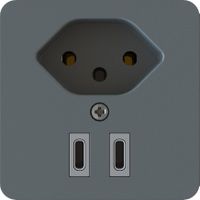 piccola combinazione tipo 13 / USB-C+C 20W in.+pl.fr. priamos ant