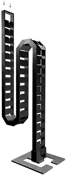 Kabelschlangen-Set 4 Qube 1.24m schwarz RAL9005