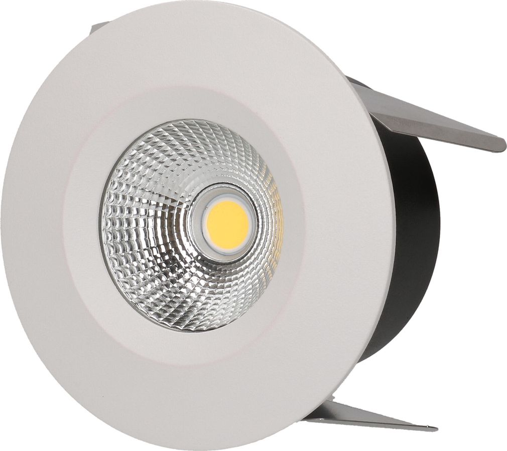 LED-Einbauspot WOODY Ø68 weiss 3000K 660lm 60°